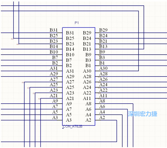 雙擊 1.SchDoc，文件可以被正常打開，下圖是其中的一部分：