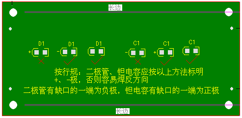 關(guān)于二極管、鉭電容的極性標(biāo)注